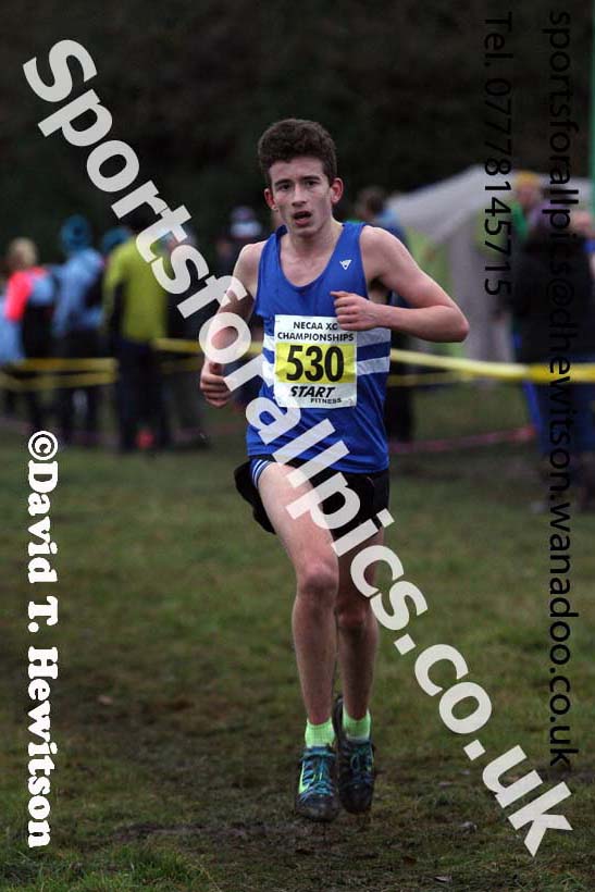Mens under-17s North Eastern Cross Country, Aykley Heads, Durham. Photo: David T. Hewitson/Sports for All Pics